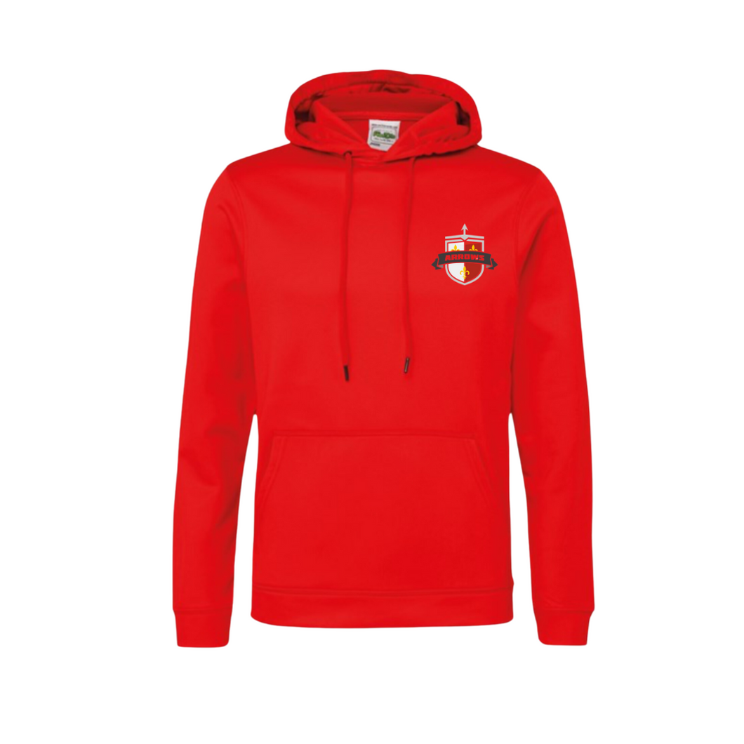 Arrows Adult Performance Hoodie with Club Logo