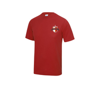 Arrows Block Colour Red Tech Tee