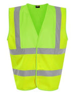 SiteArmor Hi-vis traffic waistcoat HV Yellow/Lime