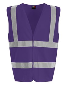 SiteArmor Hi-vis traffic waistcoat Purple