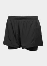Load image into Gallery viewer, Female Fit Black Shorts 2 in 1
